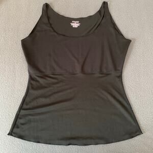 Spanx by Sara Blakely Black Cami Tank Top Body Shaper XL Shaping Smoothing